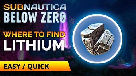 It is accessible from the Thermal Spires on the western side of the island, either through a partially-opened door or via a crevice blocked by two magma vents. . Where to find lithium in subnautica below zero
